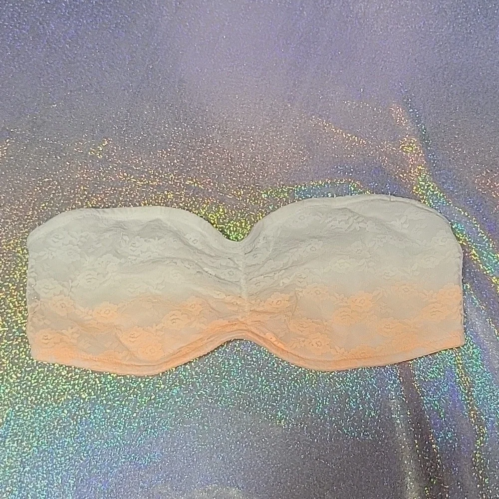 PINK VS Orange Ombre Lace Bandeau/Bralette